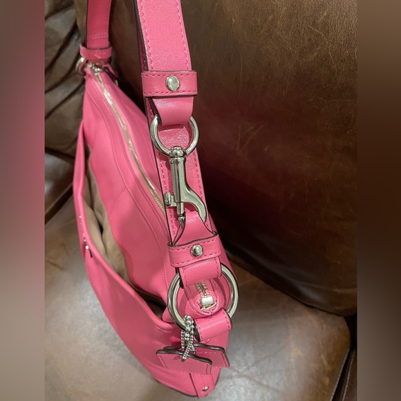 🎄NWOT Coach Park Shoulder Bag Convertible Crossbody Barbie Pink - Picture 6 of 16